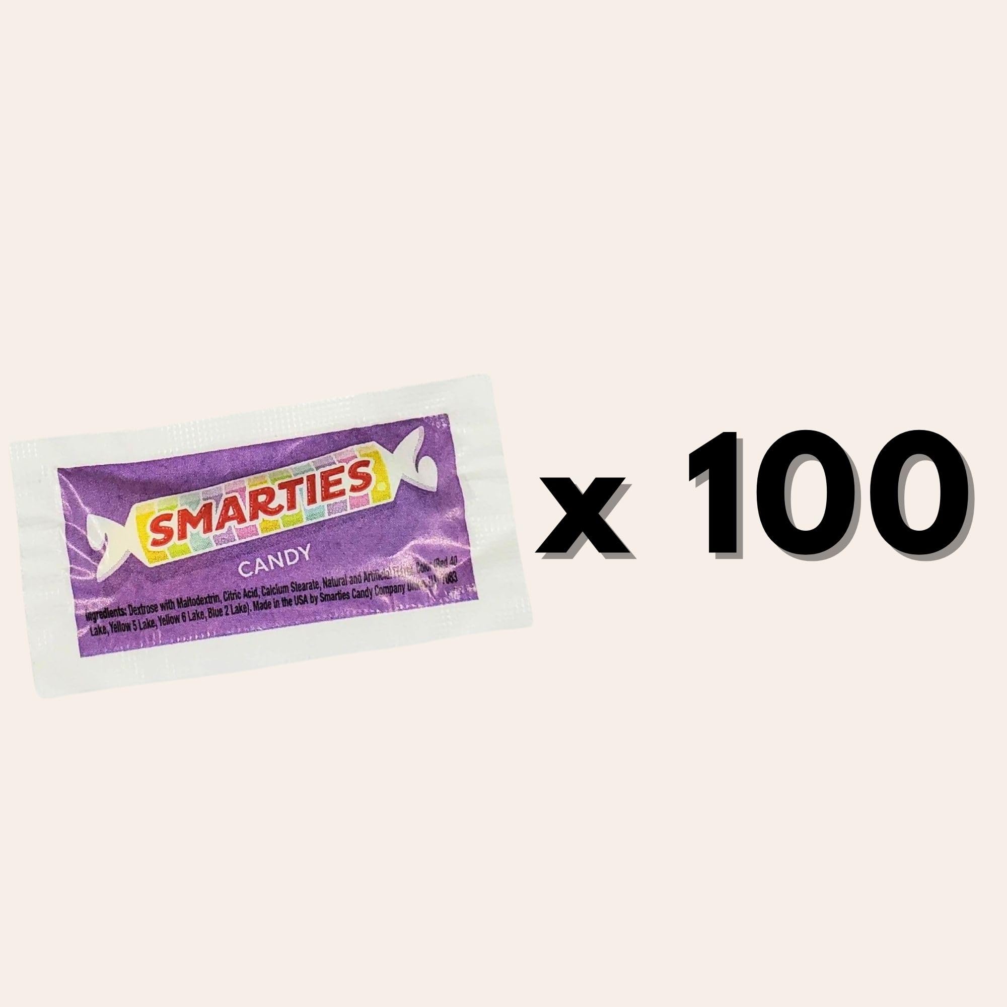 Vegan and gluten-free Smarties Tart Candy suitable for guests with dietary needs at holidays.