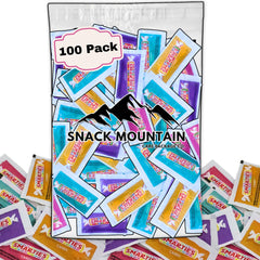 Snack Mountain Smarties Tart Candy bulk pack, individually wrapped for freshness and easy distribution.