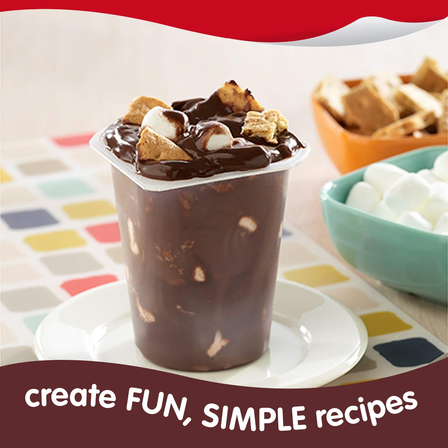12-count family pack displayed on kitchen counter, convenient snack option.