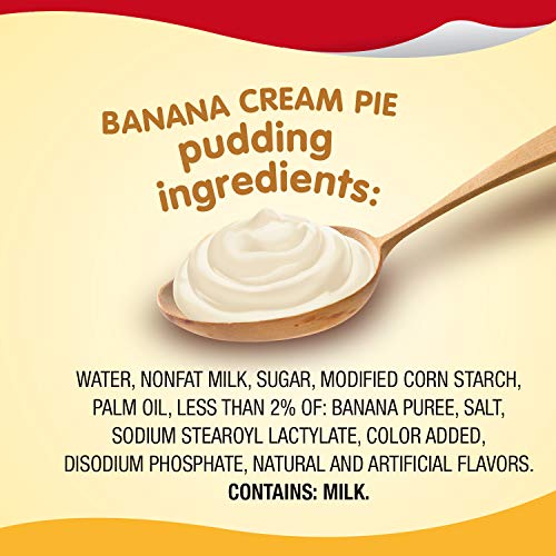 Snack Pack Banana Cream Pie pudding cups kids enjoy during family time