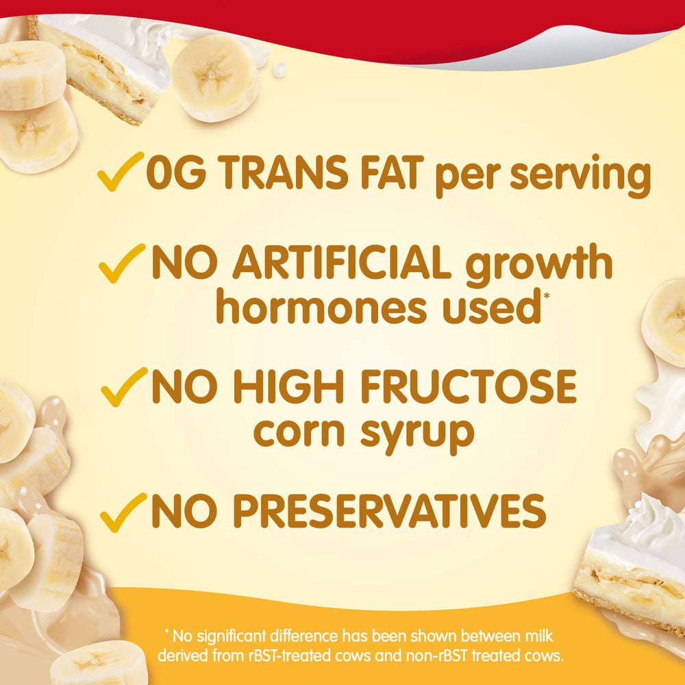 Snack Pack Banana Cream Pie pudding cups on-the-go snack option
