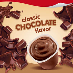 Snack Pack Chocolate Pudding Cups pack-of-4 label emphasizes convenient multi-pack for families