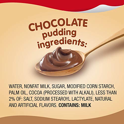 Snack Pack Chocolate Pudding Cups close-up pour-ready shot invites quick dessert after school