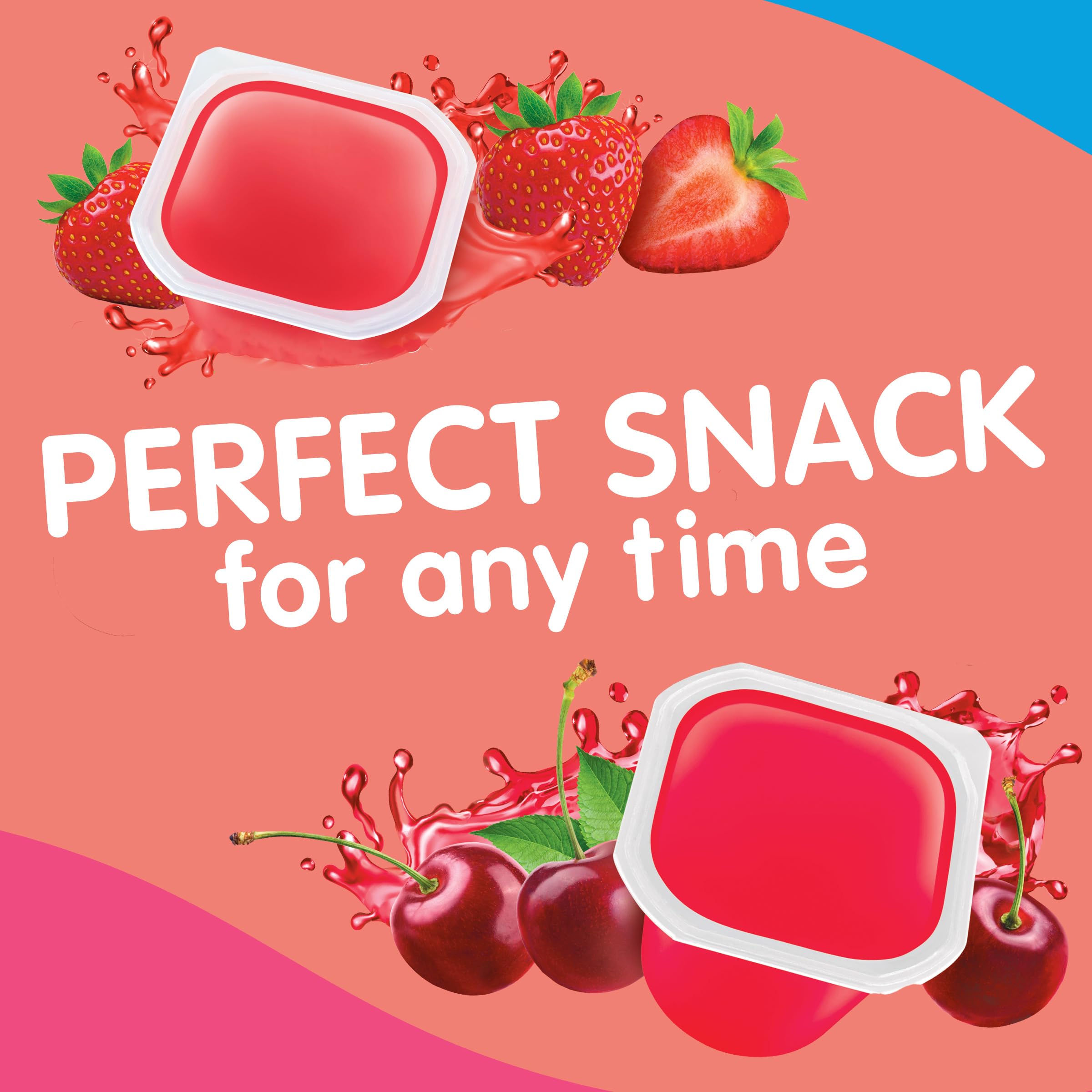 Kids' lunchbox with Snack Pack Zero Sugar Juicy Gels for a fruity treat