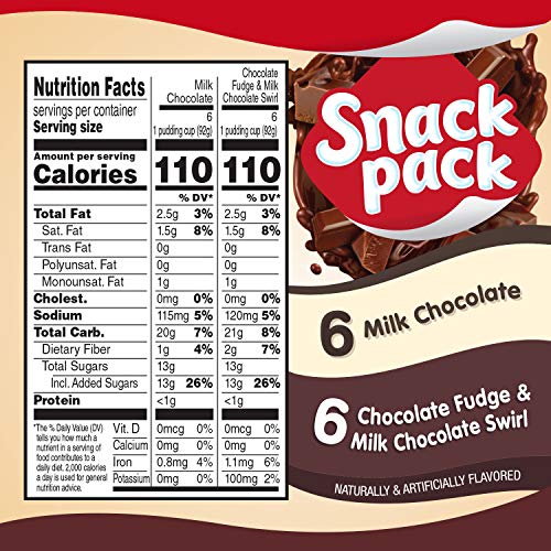 Snack Pack fudge swirl cups close-up, creamy texture kids love.