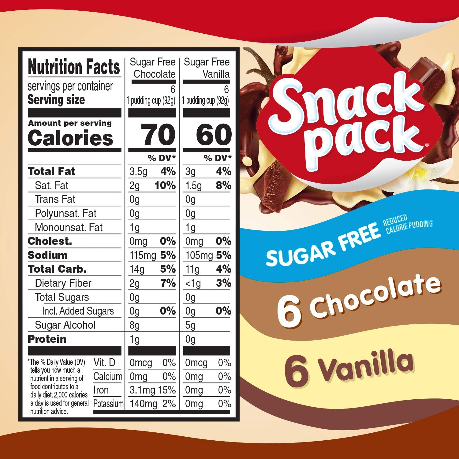 Snack Pack office snack on-the-go, zero sugar convenience.