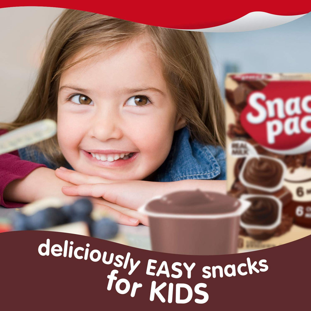 Snack Pack ready-to-serve pudding cups for quick after-school snacking.