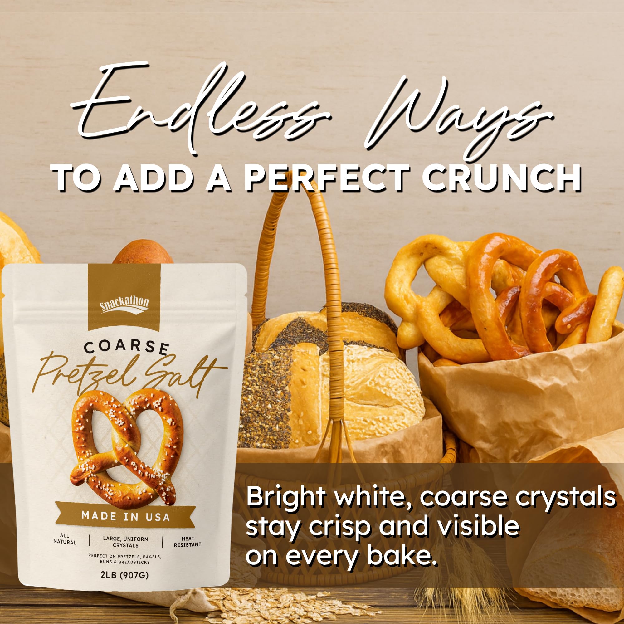 Snackathon commercial-use salt ideal for bakery-scale operations and reliable moisture control.