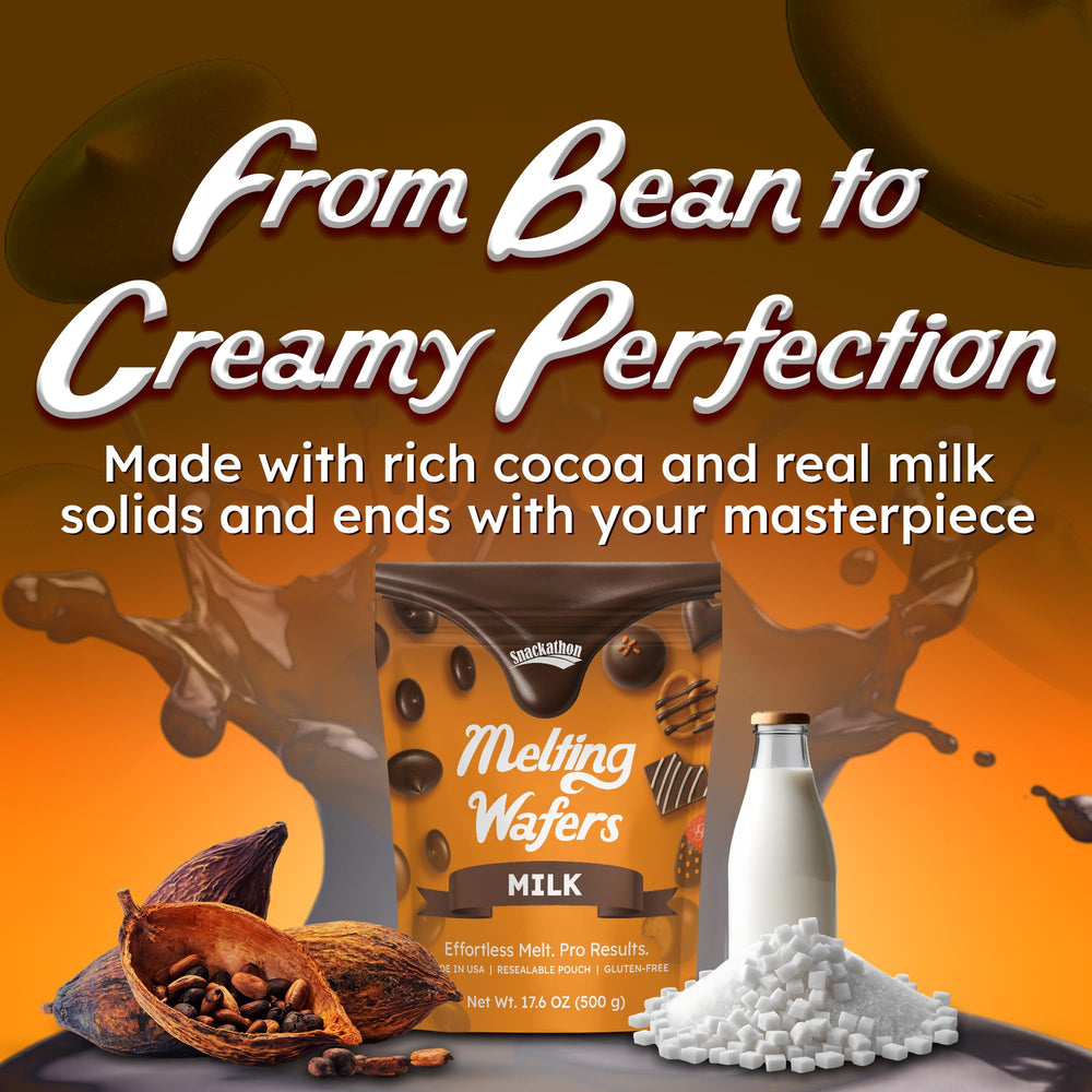 Snackathon wafers for cookies decoration and dessert topping