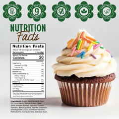 Snackathon dye-free jimmies highlight plant-based color in donuts and cakes.