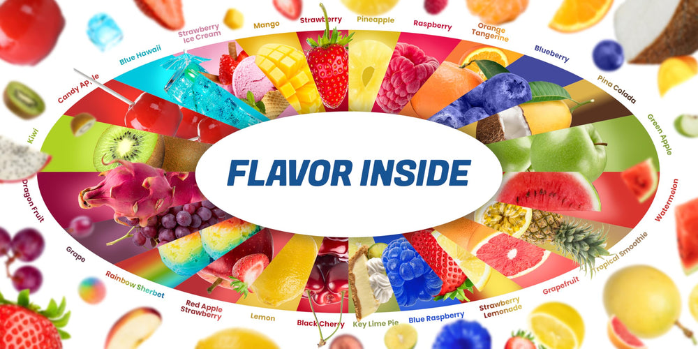 Snackathon Fruit Chew gift box close-up, vibrant flavors ready to try.