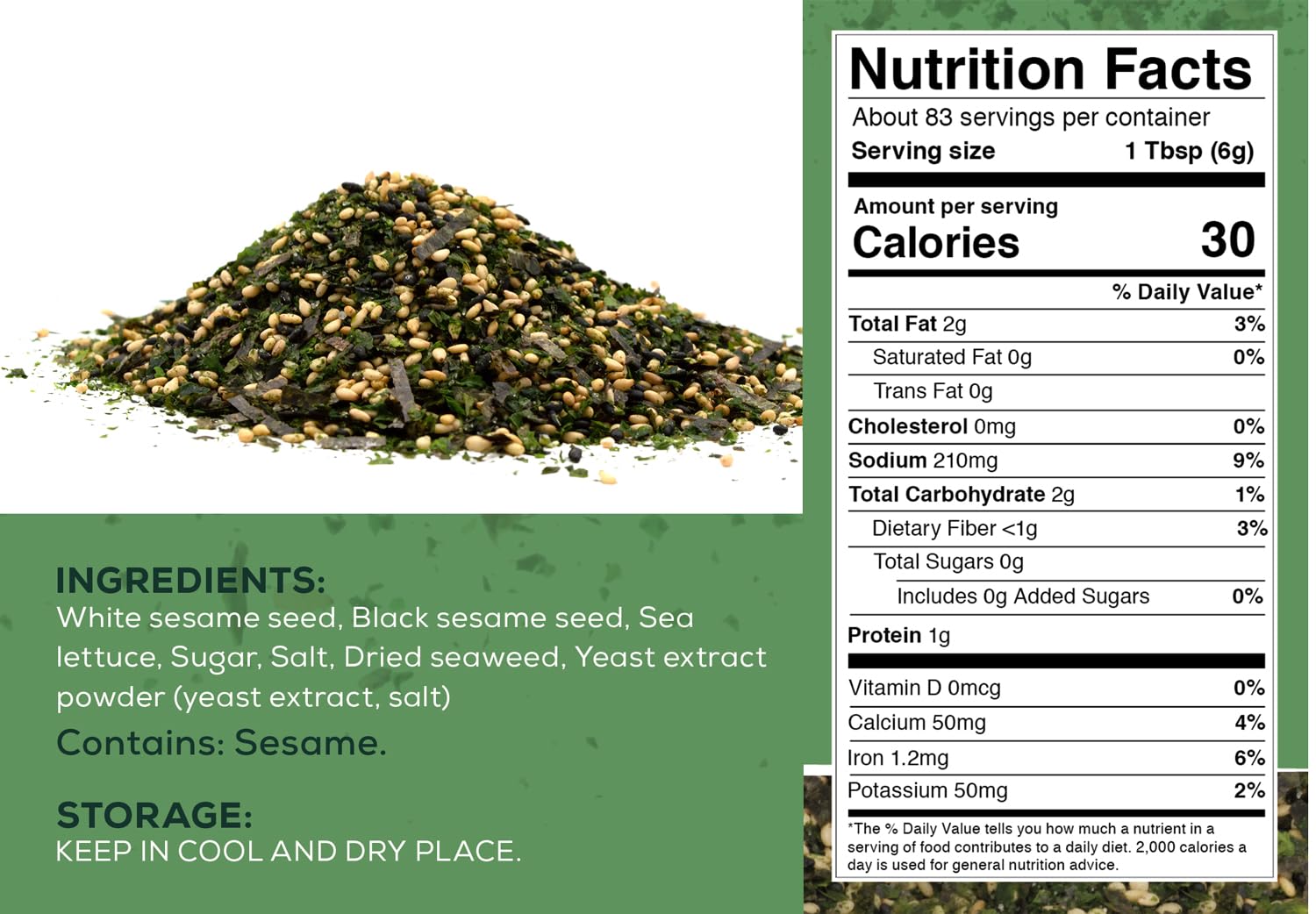 Snackathon furikake rice seasoning is poured over a steaming bowl for a quick flavor boost