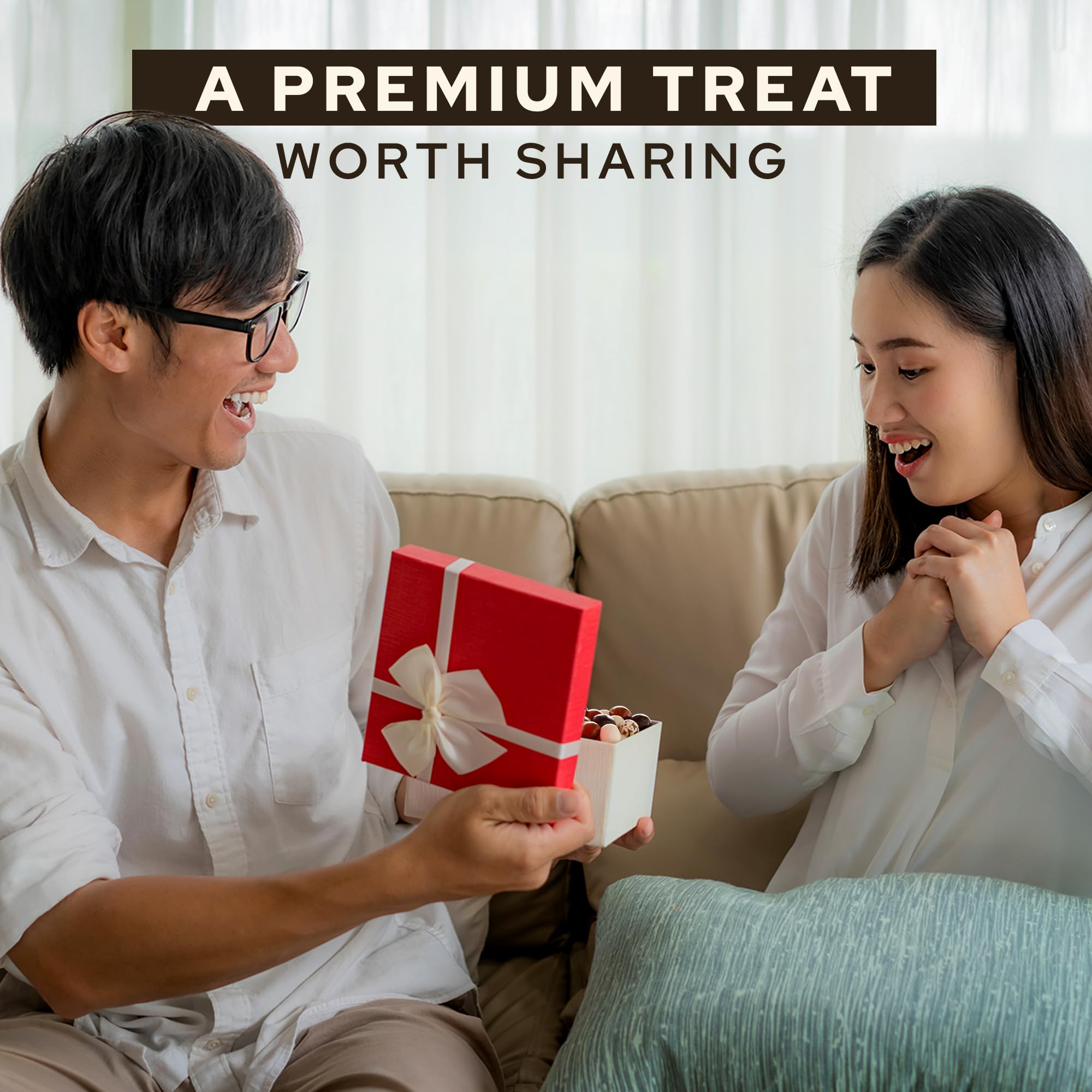 Snackathon gift-ready packaging suggests gifting or sharing.