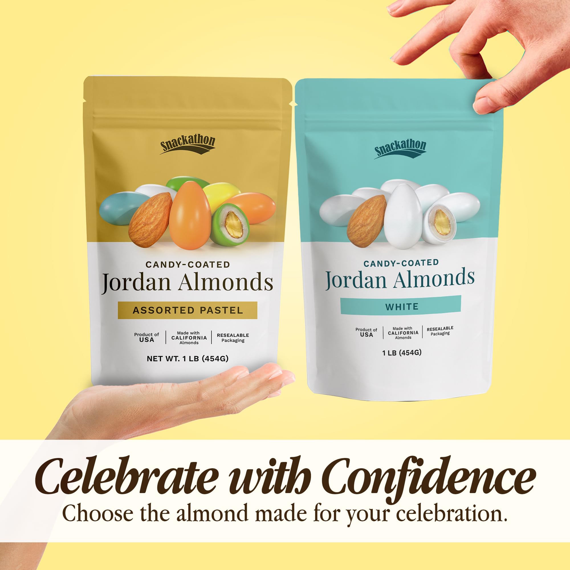 Snackathon Jordan almonds wedding display ideas inspire gift-giving moments