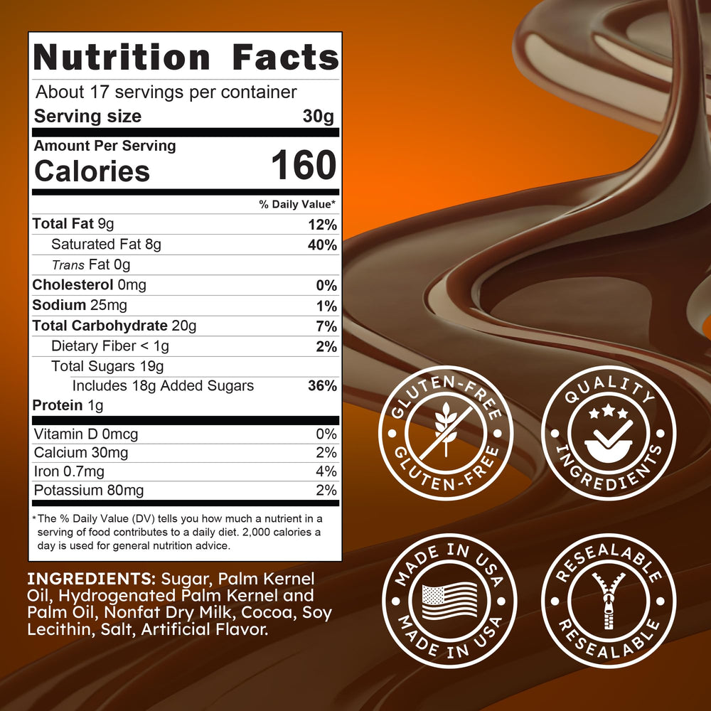 Snackathon dark coating melting wafers in bulk bag for rich dessert coating