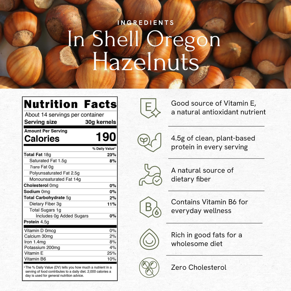 Snackathon hazelnuts raw unsalted close-up showcasing natural flavor
