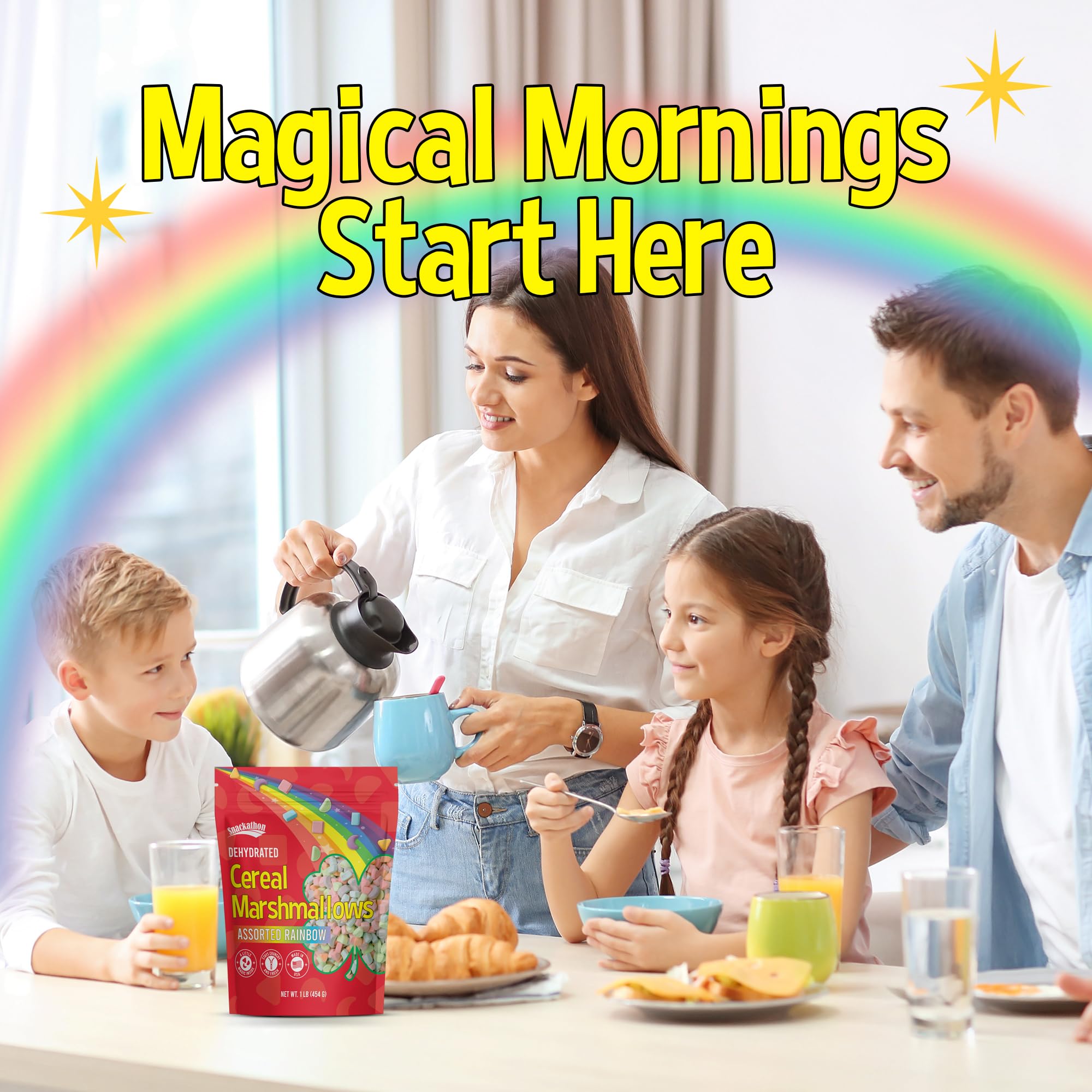 Snackathon party dessert topping ideal for cakes and treats.