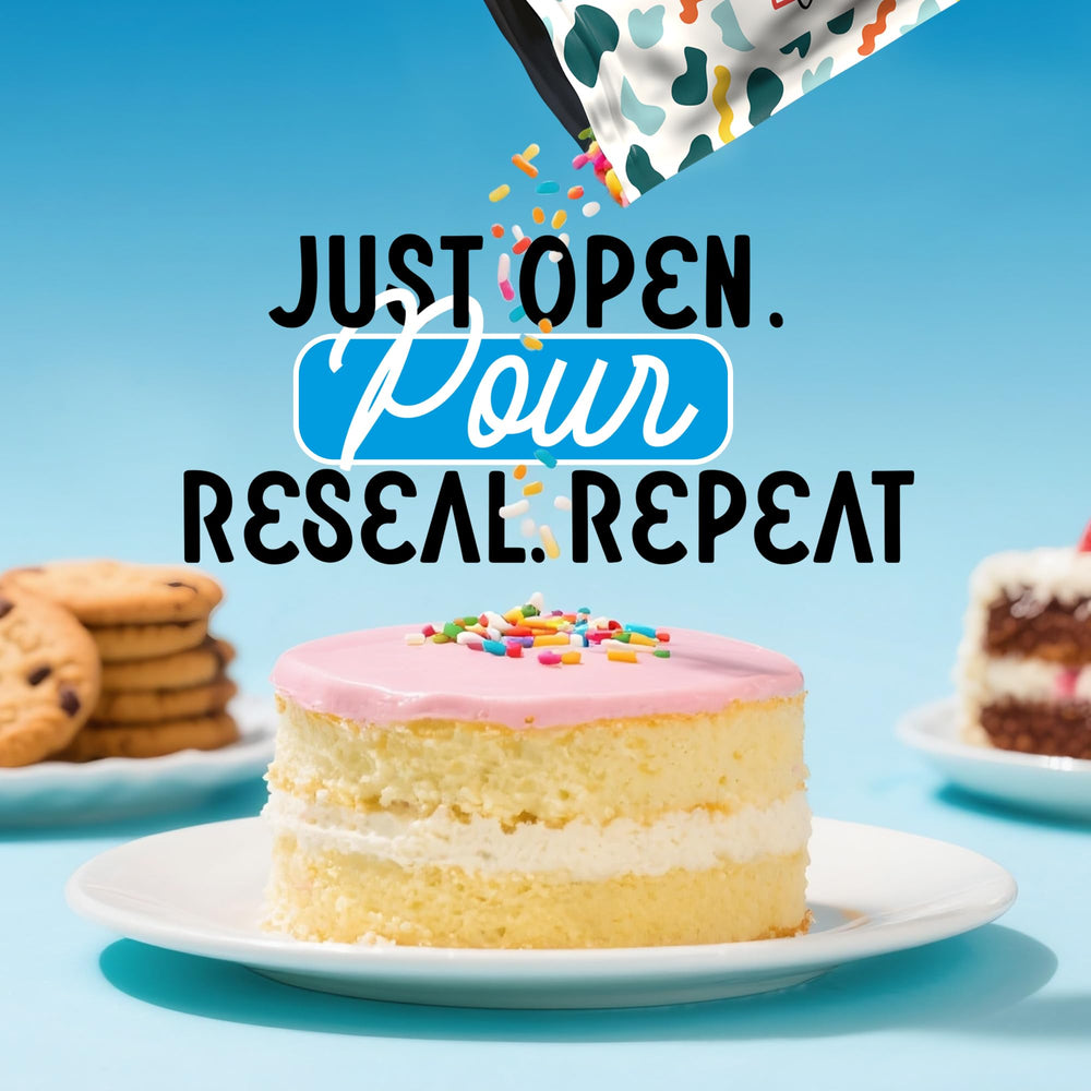 Snackathon rainbow sprinkles on cookies adding color and crunch