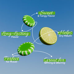 Snackathon Starlight Key Lime candies in a candy bowl, inviting color.