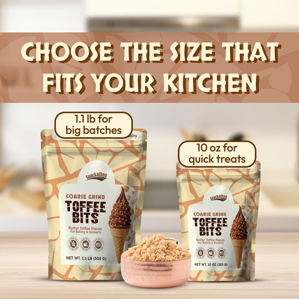 Snackathon Toffee Bits in trail mix for sweet crunch