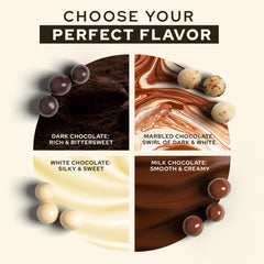 Snackathon white chocolate espresso beans with creamy sweetness for desserts