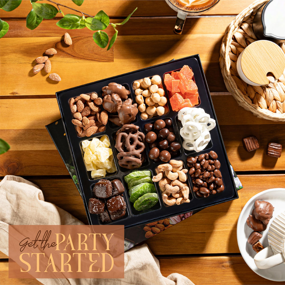 Snackberry dried fruit sampler with kiwi, pineapple, papaya for a healthy snack.