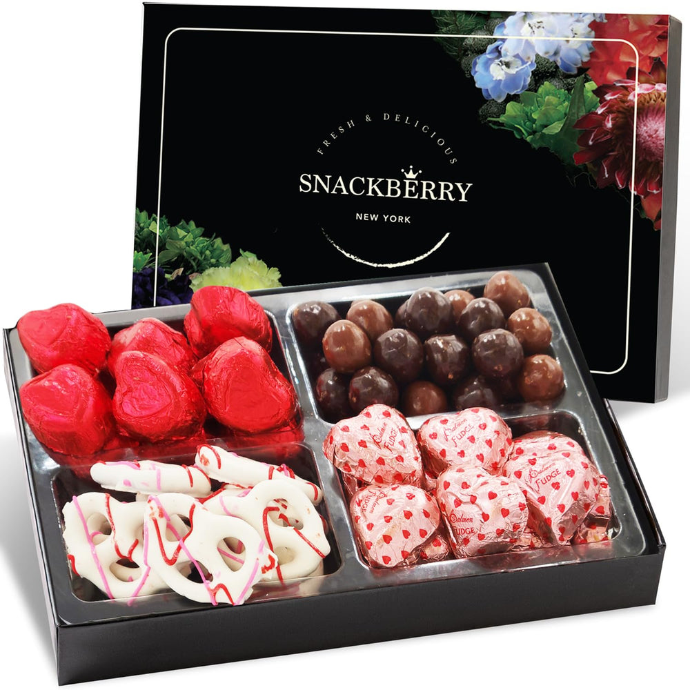 Snackberry Gourmet 6-Section Drawer Box of chocolates, ideal gift for celebrations
