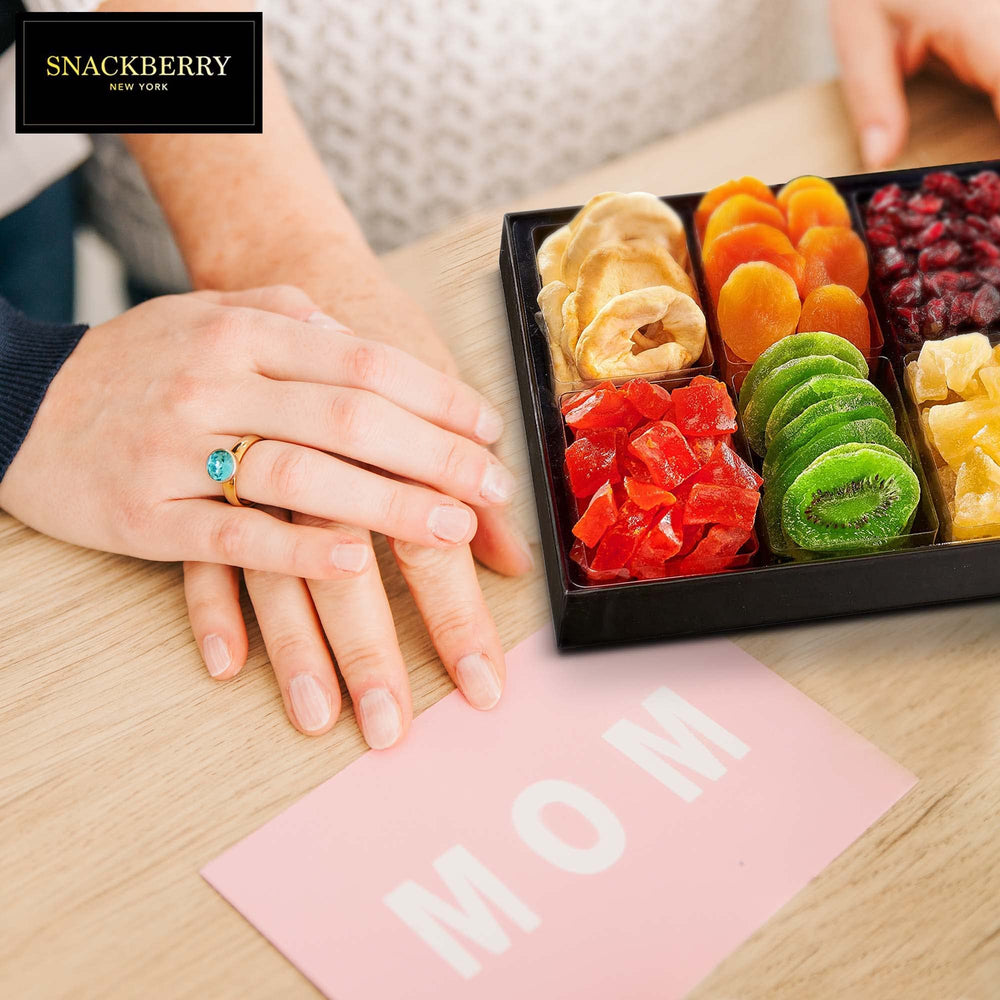 Snackberry healthy snack collection closeup highlights natural flavors and textures