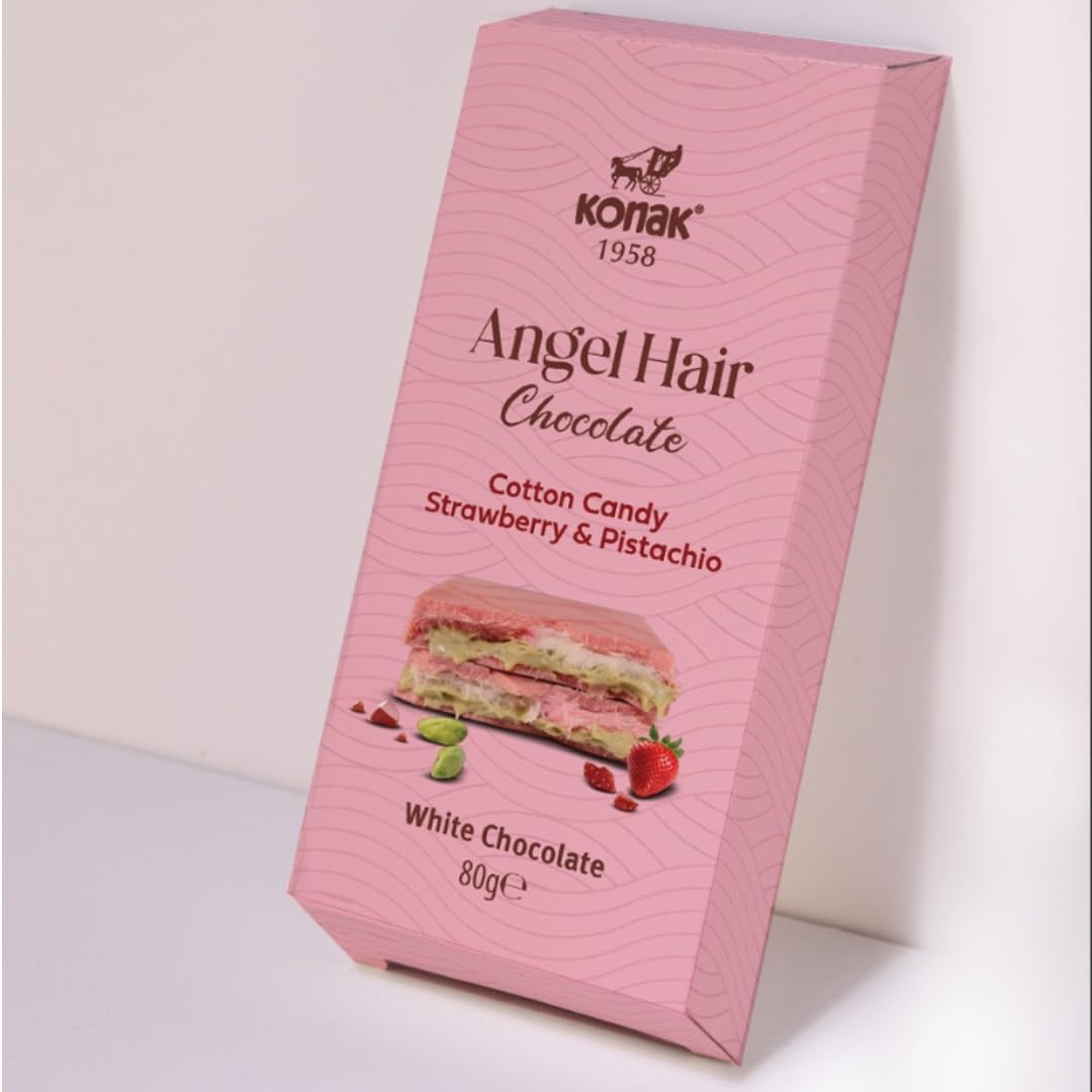 SNACKSIFY TREATS Angel Hair Dubai Bar pistachio cream center adds creamy texture