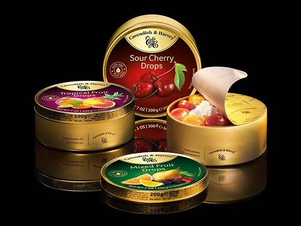 SnackWave Cavendish and Harvey Tropical Fruit drops deliver vibrant flavors in a convenient tin.