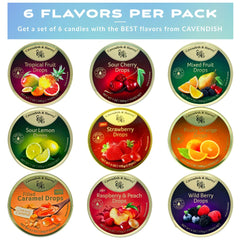 SnackWave Cavendish and Harvey Wild Berry drops in a portable tin for on-the-go snacking.
