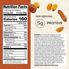 Snak Club Cajun Style Snack Mix butter toffee peanuts for a sweet, savory bite.