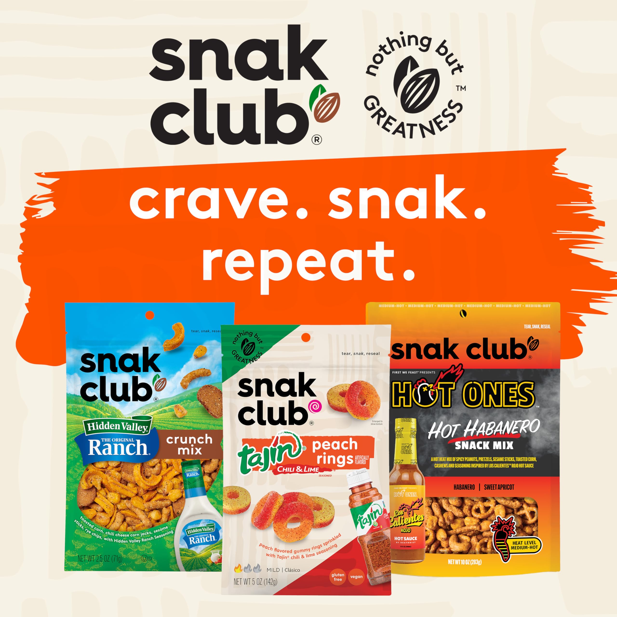 Snak Club Energizer Trail Mix close-up shows a vibrant mix of nuts, fruit, and candy.