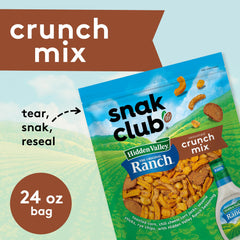 Snak Club Hidden Valley Ranch Crunch Mix sesame sticks add nutty texture