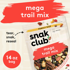 Snak Club Mega Trail Mix pecans and pistachios for a savory sweet bite