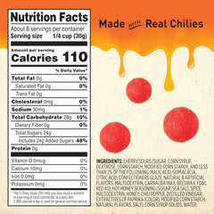 Mike's Hot Honey Bombs cherry candies closeup reveals juicy flavor and subtle heat