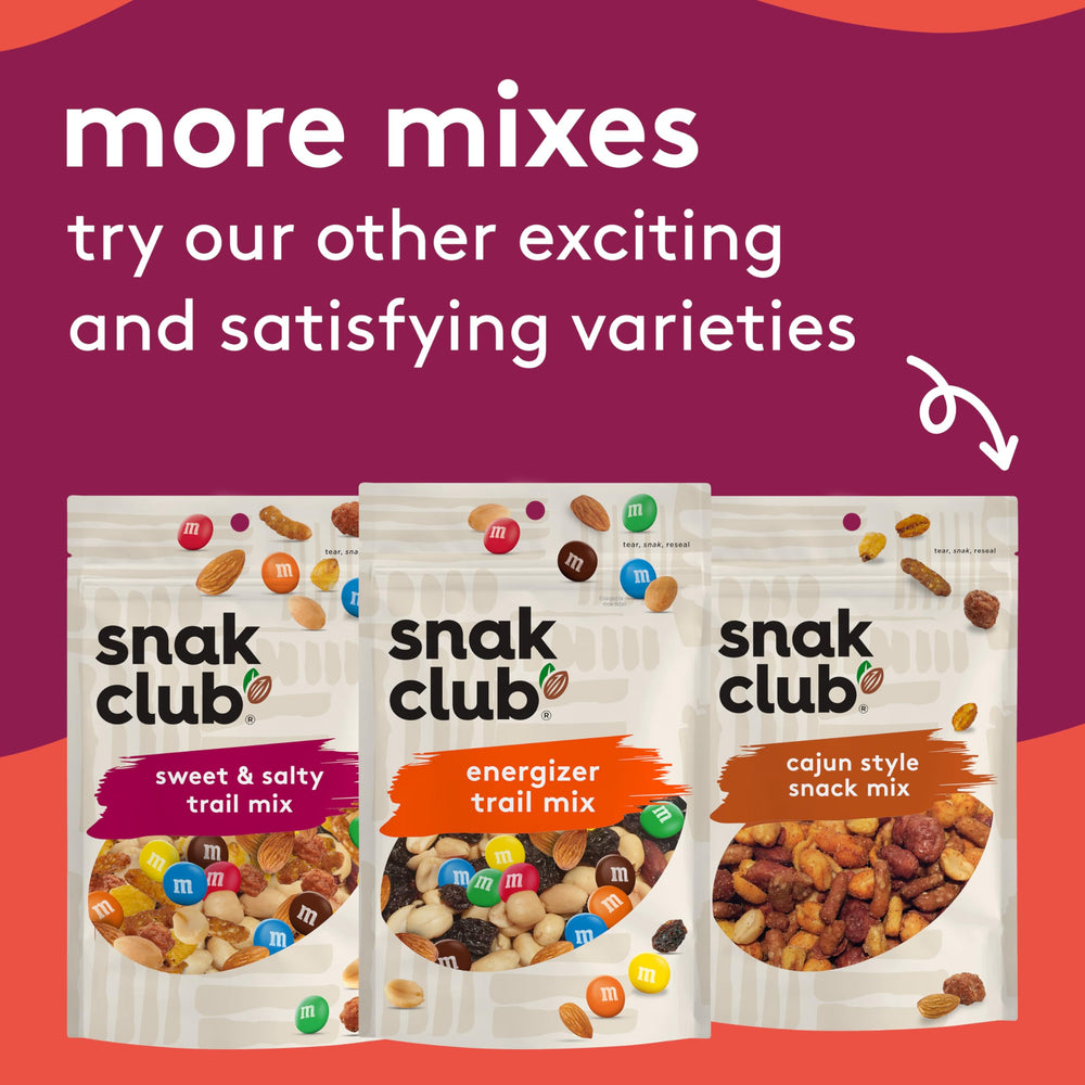 Snak Club ramen snack mix edamame adds plant-based texture and protein.