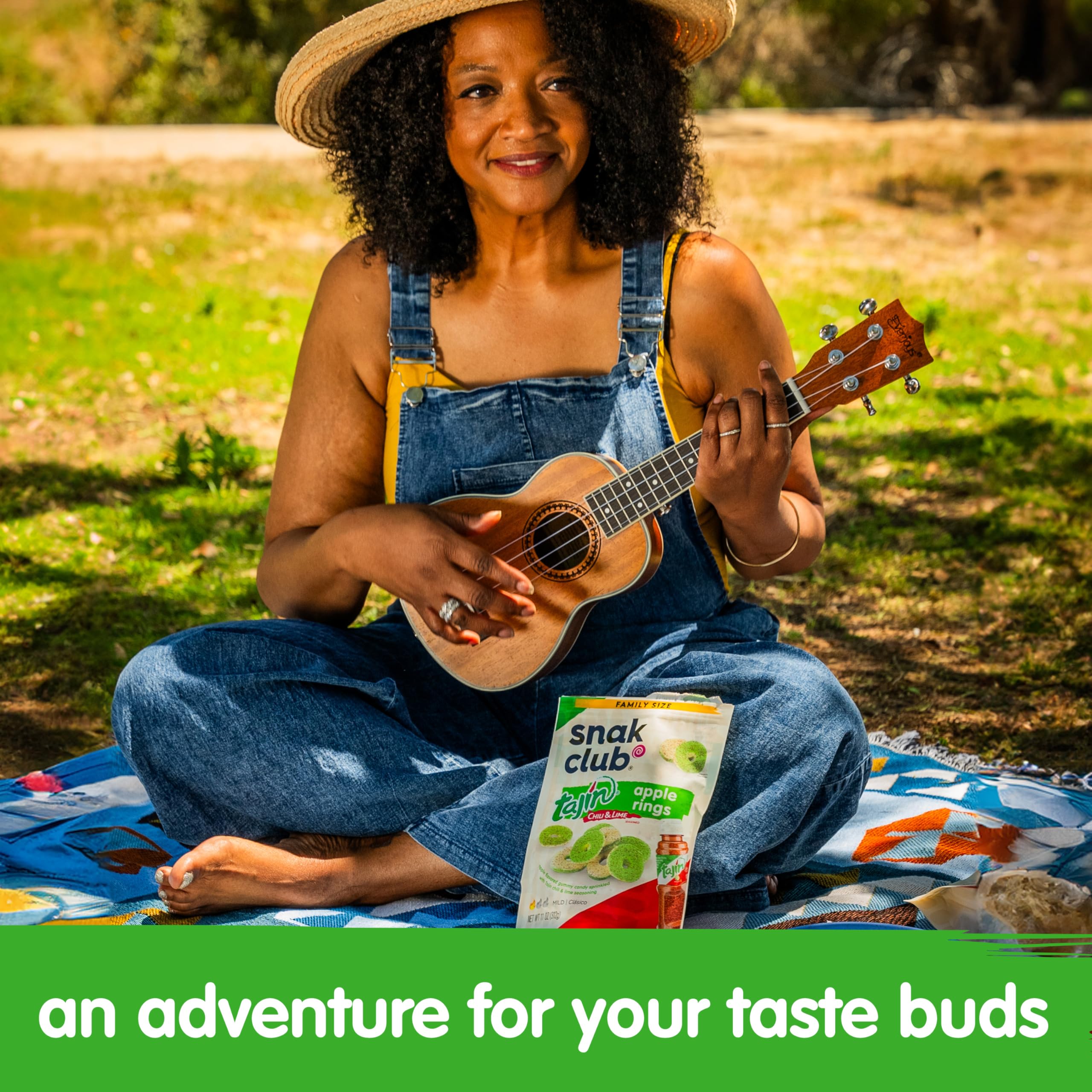Travel-friendly Snak Club Tajin Apple Rings ideal for backpack or purse