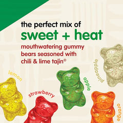 Resealable Snak Club Tajin Gummy Bears bag for on-the-go snacking