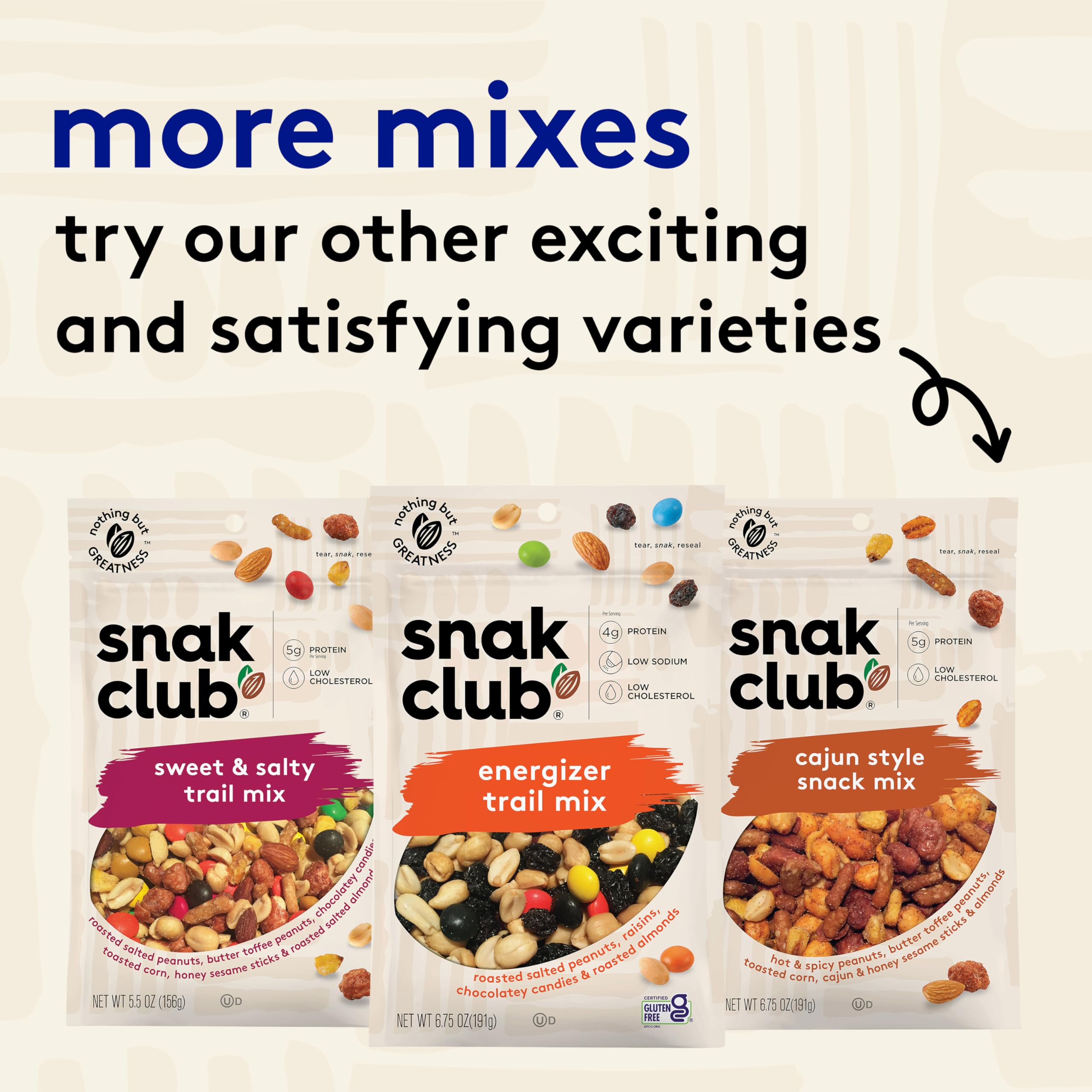 Snak Club Yogurt Trail Mix nuts and dried fruit ideal during hiking
