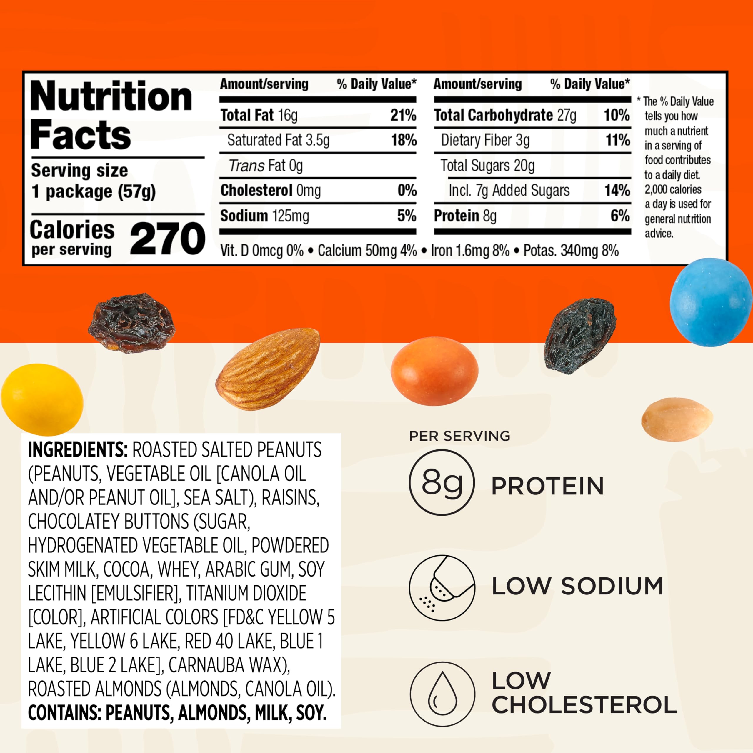 Snak Club Energizer Trail Mix on shelf in a store display
