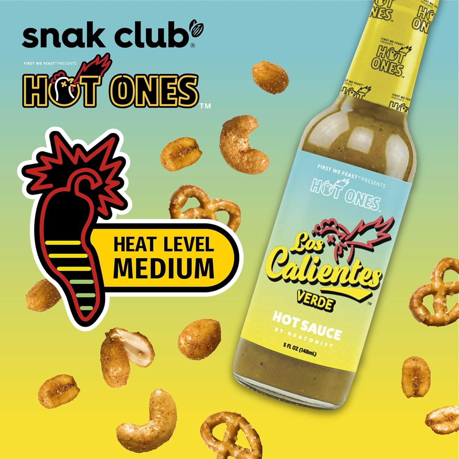 Snak Club Smoky Sweet crunch close-up emphasizes varied textures.