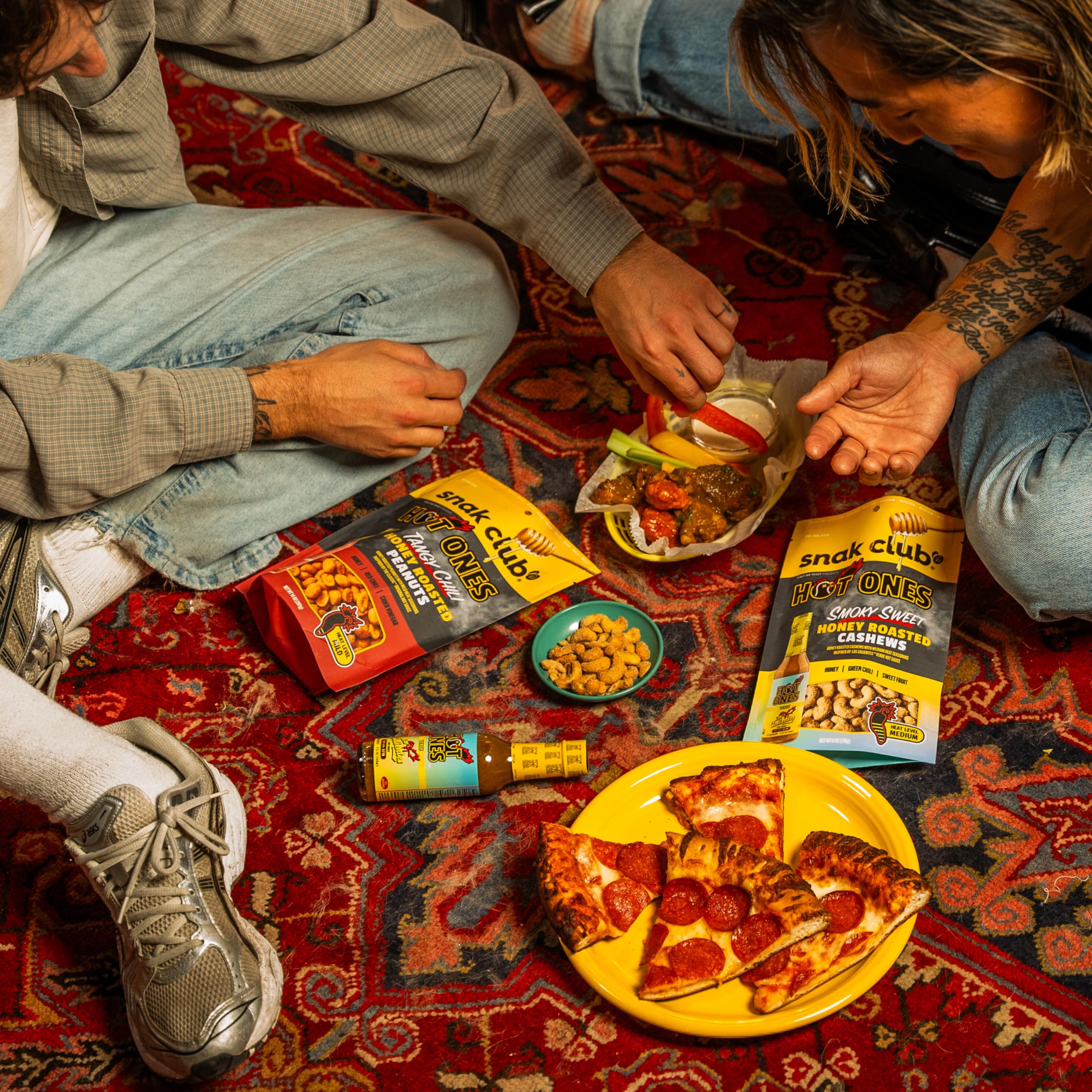 Snak Club Tangy Chili peanuts serving idea for quick bites.