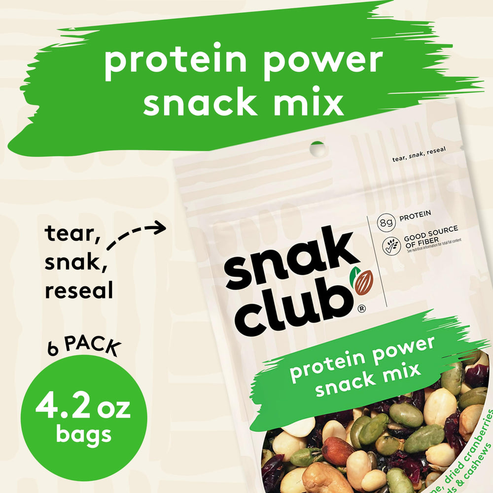 Snak Club roasted edamame and mixed nuts add texture and protein
