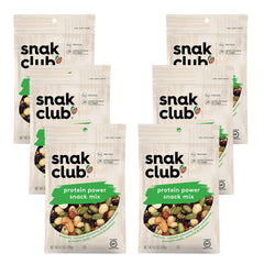 Snak Club Protein Power Snack Mix with peanuts and edamame for on-the-go protein