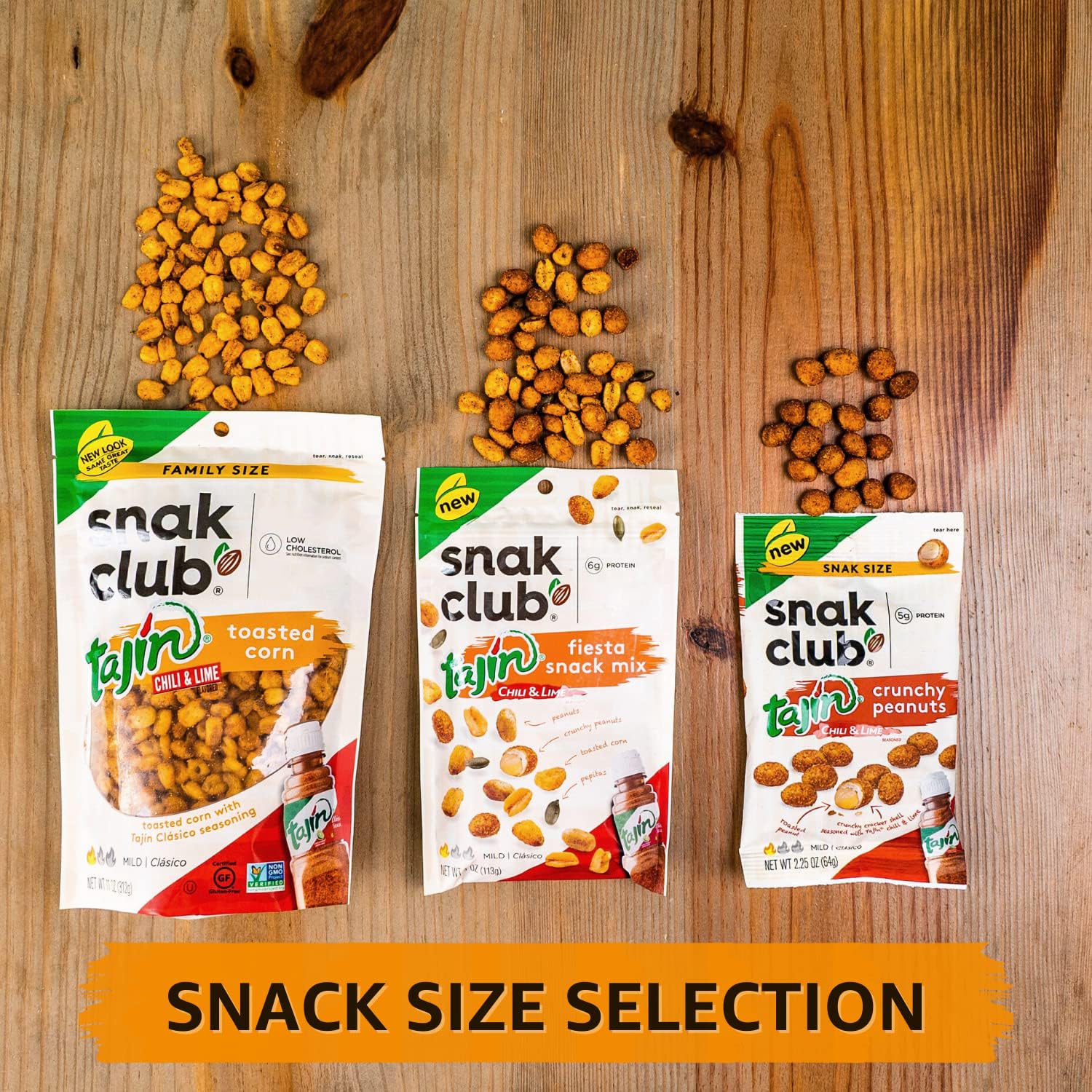 Snak Club Tajin Chili Lime hiking trail snack boosts flavor during outdoor adventures.