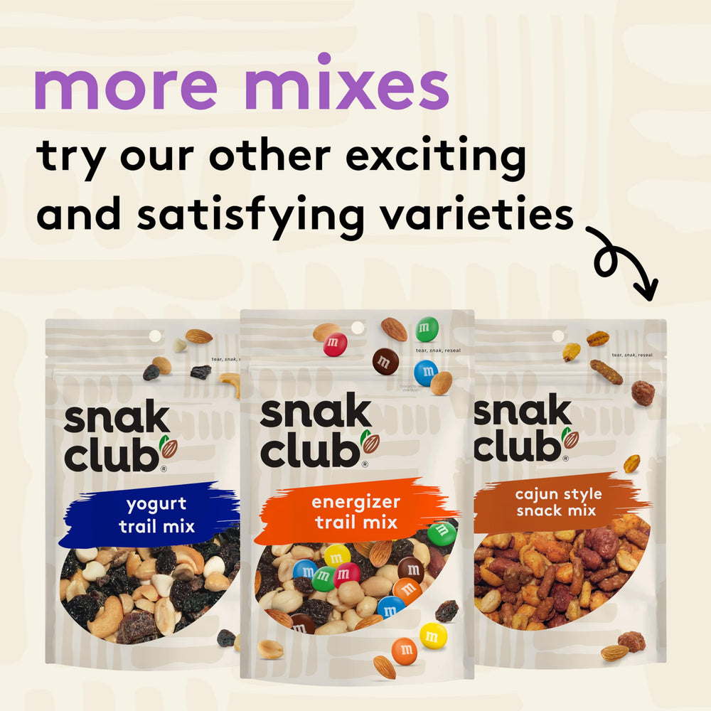 Snak Club Tropical Trail Mix close-up shows tropical fruit variety