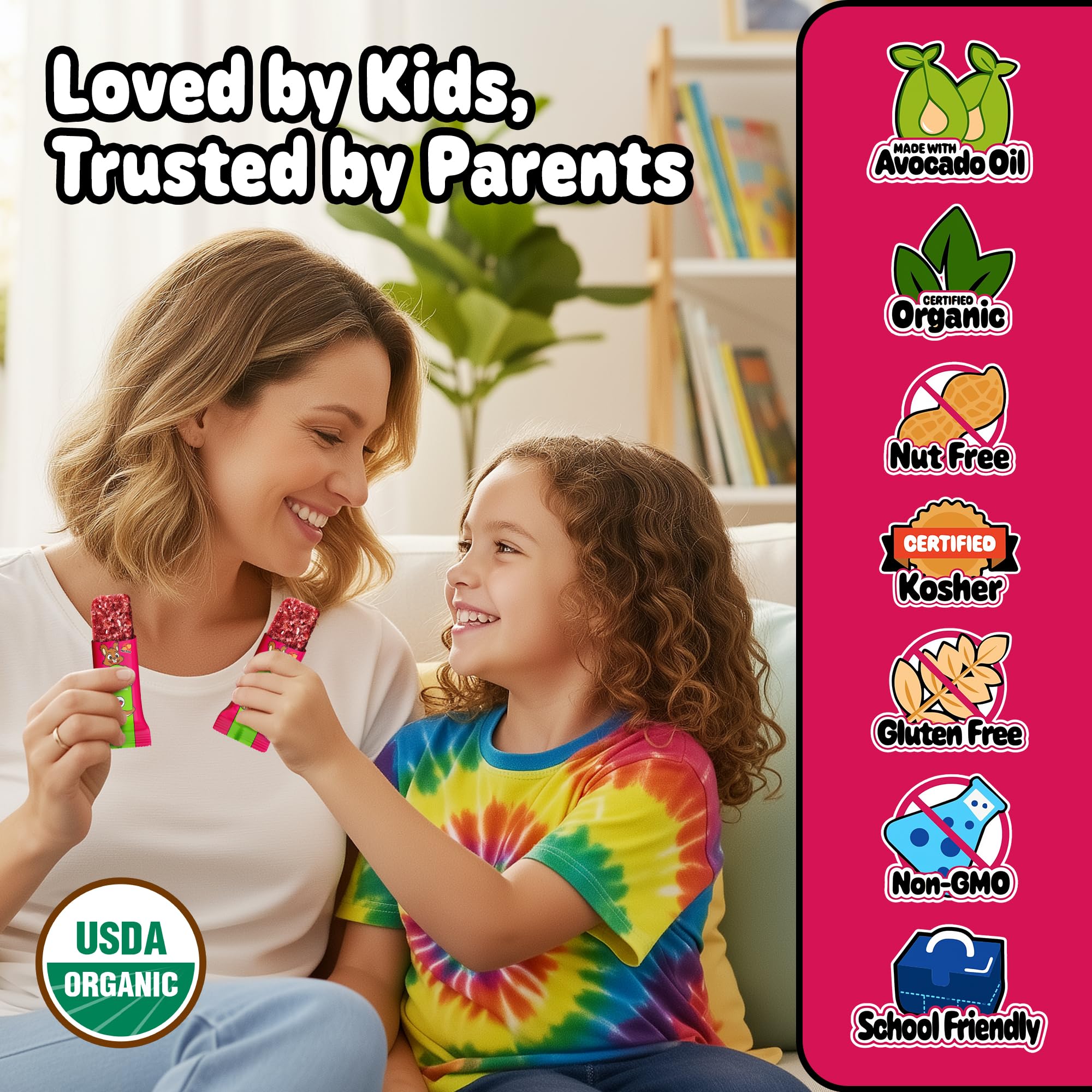 Snakkidz allergen-free facility sign, supporting safe snacking for sensitive households.