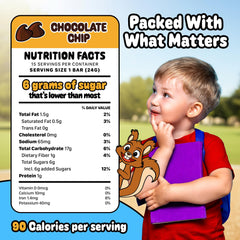 Snakkidz avocado oil bar close-up, soft and chewy energy for busy mornings.