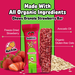 Snakkidz avocado oil detail illustrates creamy texture and flavor boost.